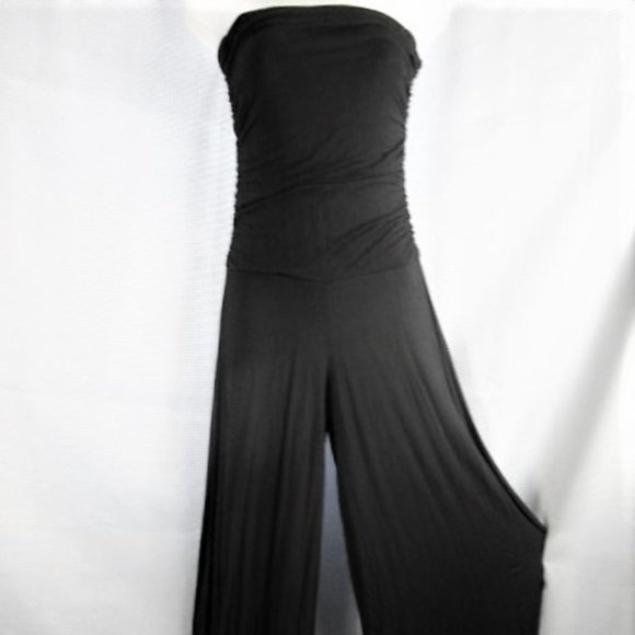 Hourglass Lilly Pants - ⤵️⤵️⤵️Hourglass Lilly Black Strapless Pantsuit-M